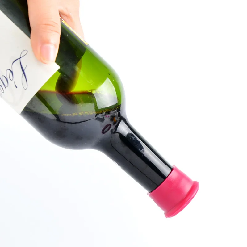 Тип пищевого силикона красное вино пробки пивная Крышка свежее хранение герметик пробка бутылки вина шампанское закрытие для бара инструменты