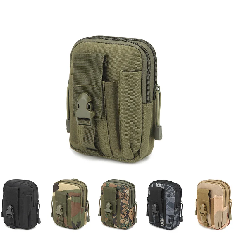 Poche Tactique MOLLE En Nylon – étui Ceinture Pour Téléphone Ou Matériel Militaire