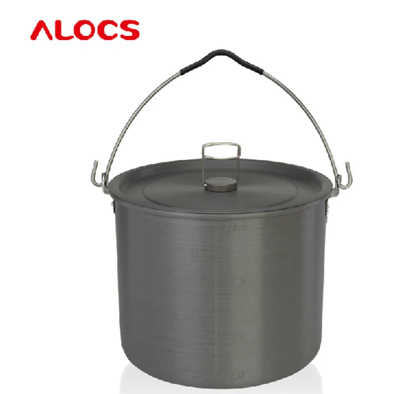 Ультралегкая портативная посуда Alocs RT03 на 4 6 человек 5 л|camping cookware pots|camping cookwareoutdoor |