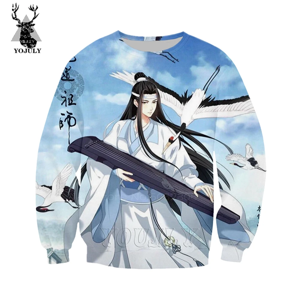 Grandmaster of demonic cultivation Толстовка Mo Dao Zu Shi Wei wuxian off white мужские толстовки 3d принт хип хоп Уличная одежда Топы