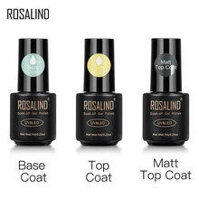Розалинд верхней и нижней пальто Гель-лак, Длительное Действие, усиливает 7 мл гибридные Лаки Маникюр УФ Гель-лак для ногтей праймер для ногтей Розалинд верхней и нижней пальто Гель-лак, Длительное Действие, усиливает 7 мл гибридные Лаки Маникюр УФ Гель-лак для ногтей праймер для ногтей