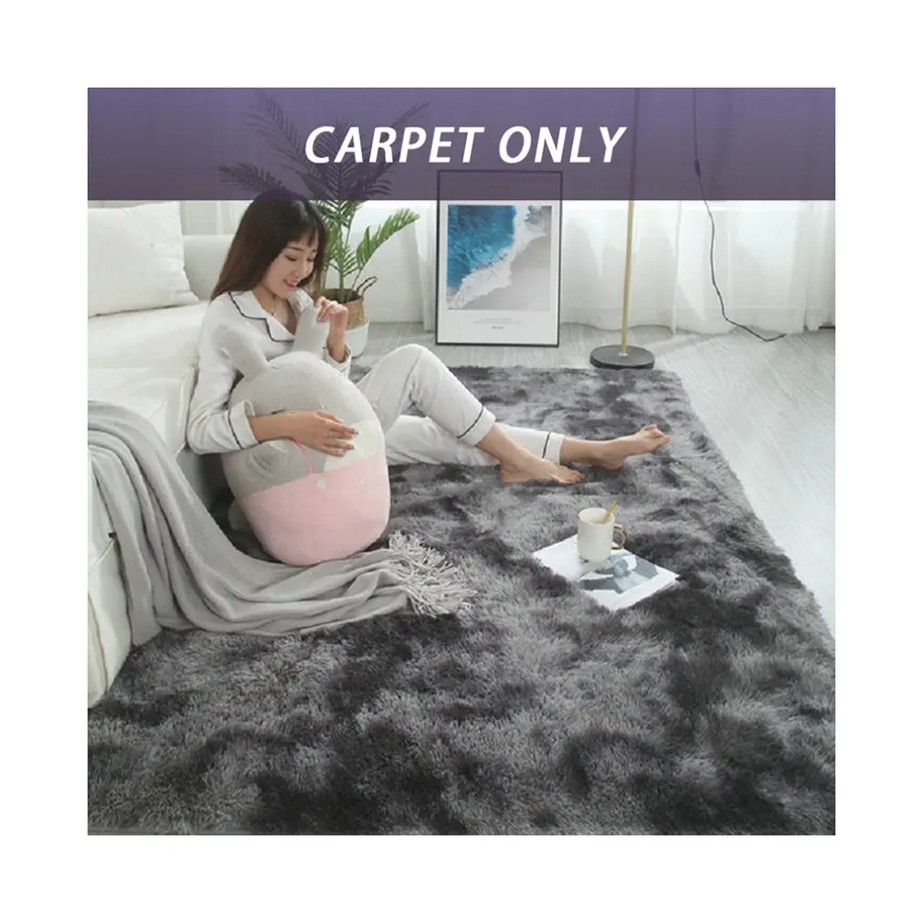 

Tie Dyed Plush Bedroom Bedside Blanket Nordic Ins Wind Living Room Carpet Full Shop Custom Machine Washable