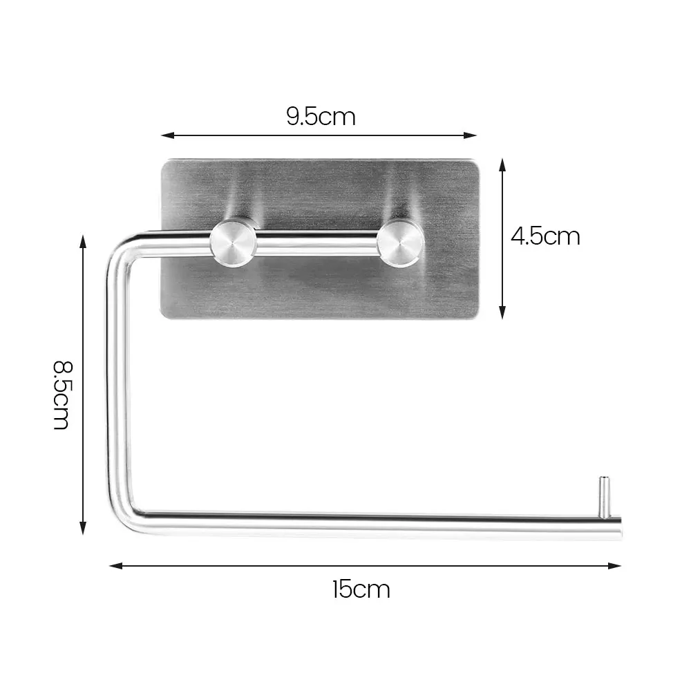 Туалетные кухонные бумажное полотенце держатель из нержавеющей стали многократные моющиеся приклеиваемые крючки стойка для ванной комнаты Аксессуары