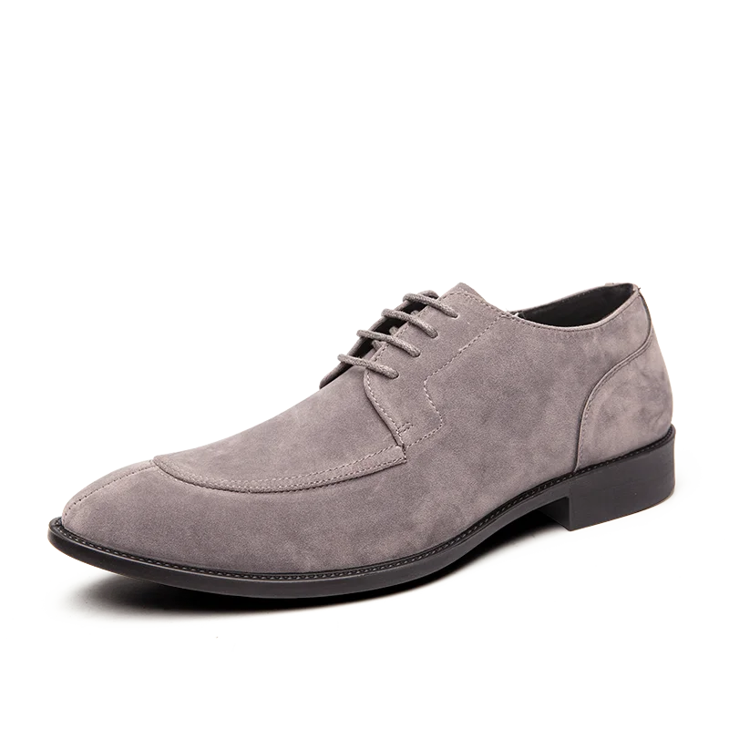 suede leather shoes men italian designer male dress elegant moccasins work footwear formal business brogue oxford shoes for men (3)