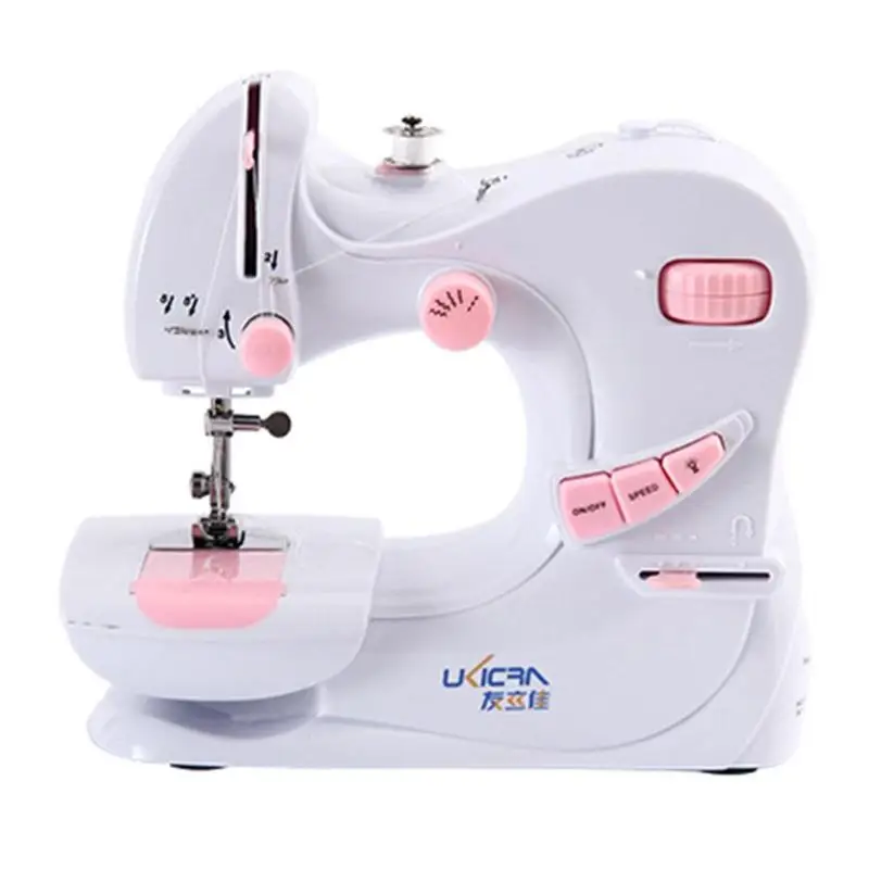 Electrical Sewing Machines 5 Stitch Speed Adjustment Double Thread DC Foot Pedal Necessary Household Sewing Accessories