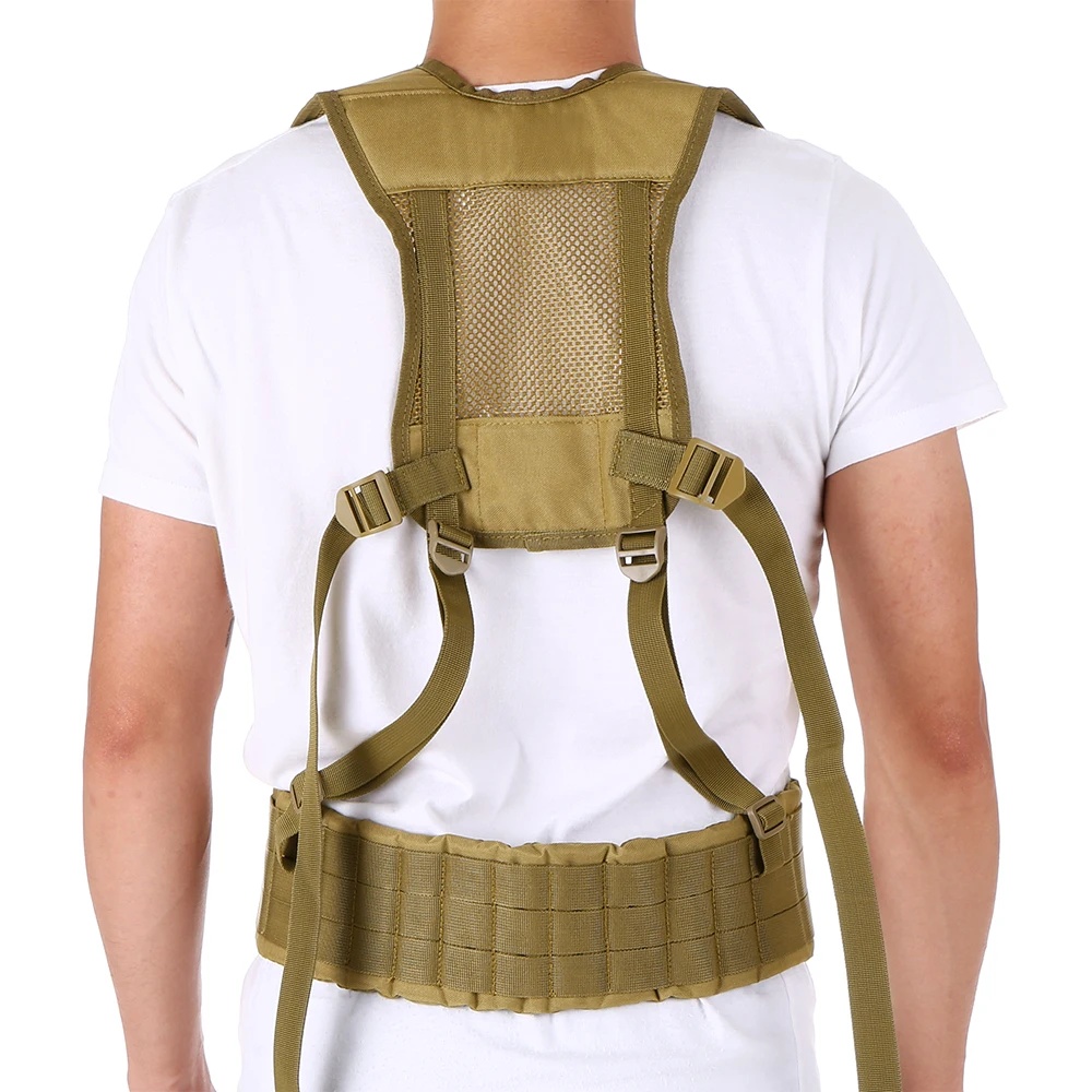 Мужской тактический ремень военный для переноски H harness охотничий тренировочный