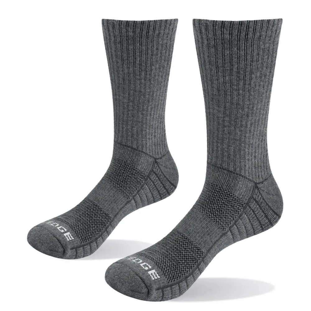 YUEDGE/Брендовые мужские носки высокого качества, цветные повседневные теплые и удобные хлопковые спортивные носки для взрослых, Осенние быстросохнущие носки - Цвет: 1901DGY