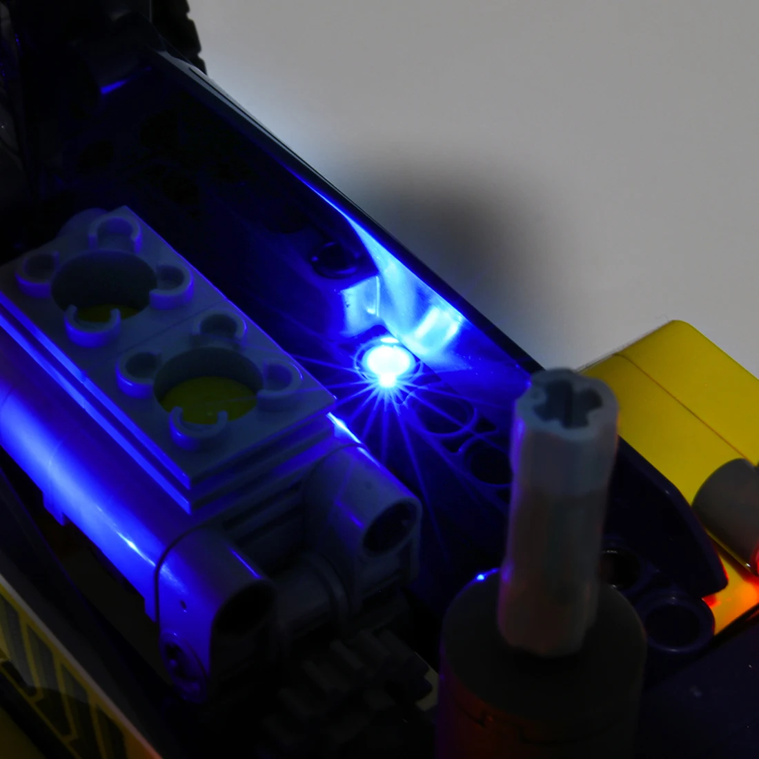 Модикер, небольшие детали, строительный блок, аксессуары, USB осветительный набор для тяжелого погрузчика, 42079 светодиодный в комплекте только