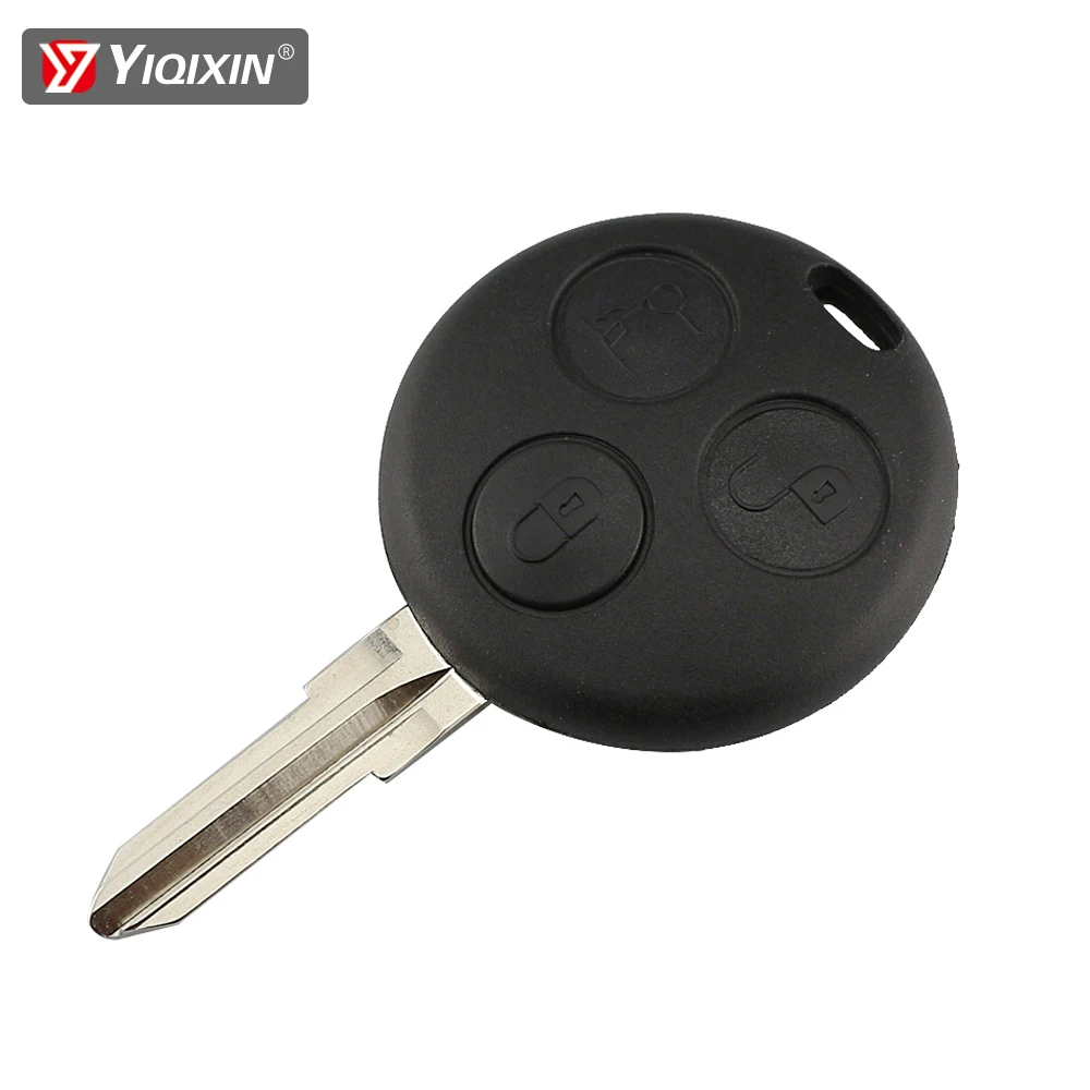 3 Button Remote Car Key Shell Cover Case For Benz Mercedes Smart Fortwo 450 Forfour 451 Roadster City Coupe Cabrio Blade key case,car key shell,car remote key,car key,key shell