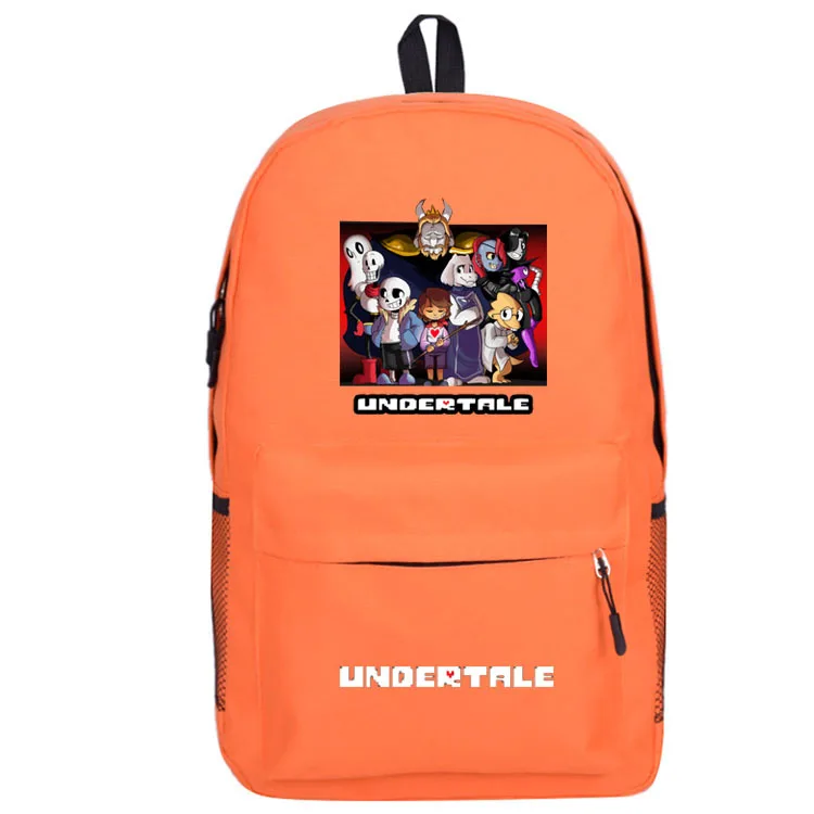 Аниме Undertale рюкзак для девочек мальчиков Книга сумка Sans для женщин mochila мужская дорожная сумка Undertale детей подростков школьные рюкзаки
