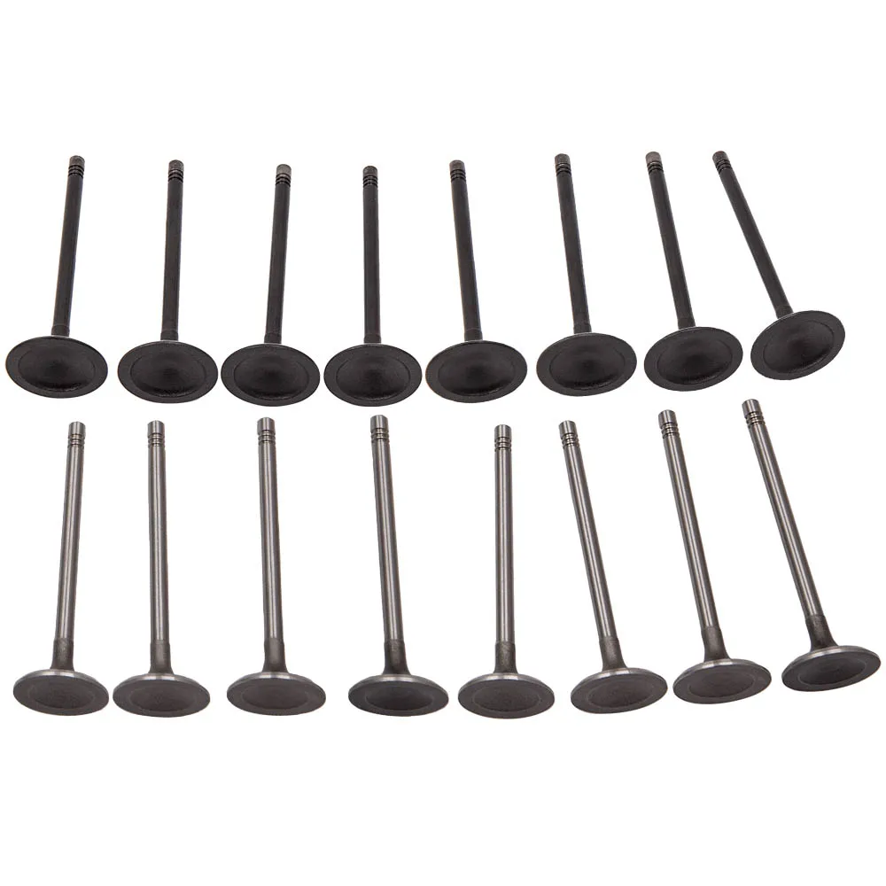 16pcs Intake Exhaust Engine Valves For GM 2.0-2.2-2.4 ECOTEC DOHC New