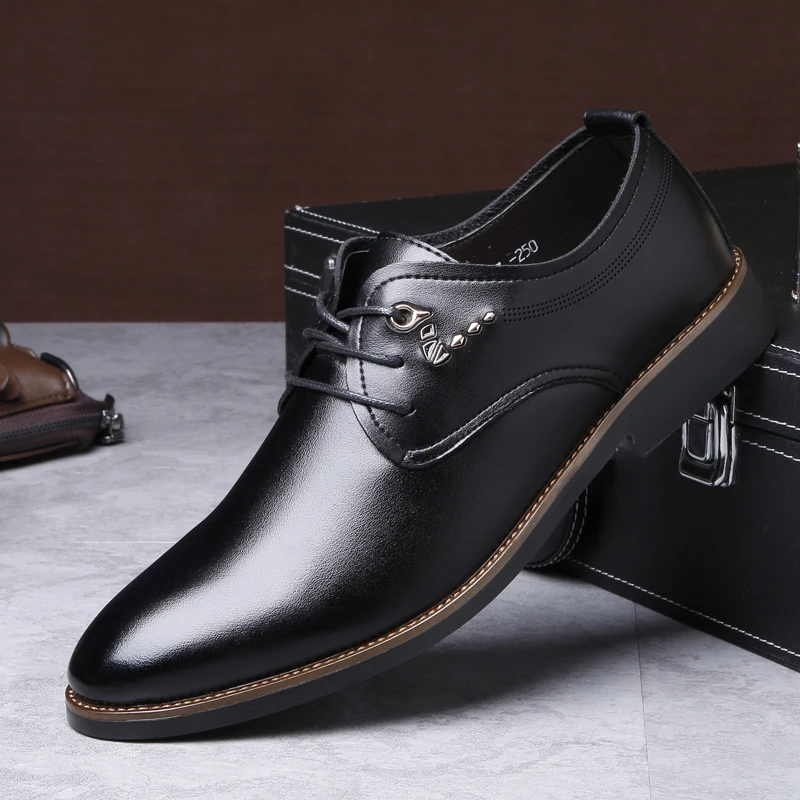 Mocassin homme/деловые мужские туфли-оксфорды из дышащей резины; Формальные модельные туфли; мужские офисные свадебные туфли на плоской подошве; обувь;% 8807