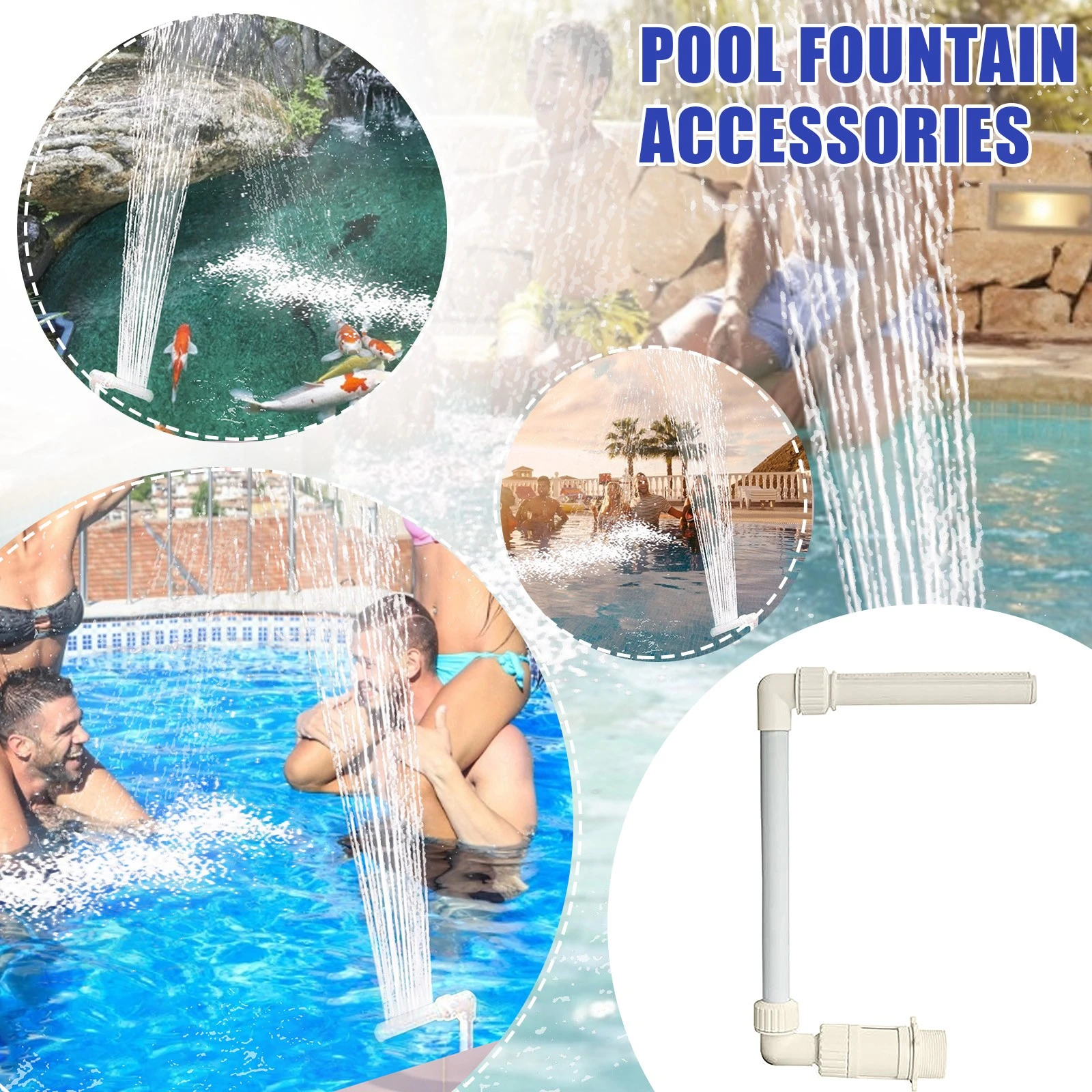 Piscinas de chorro de retorno roscado, resorte de piscina en tierra y sobre  el suelo, apto para la mayoría de 1,5 pulgadas|herramientas de limpieza| -  AliExpress