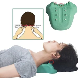 Home Neck Shoulder Pain Neck Massage Pillow Support Relief Frame Cervical Spine Posture Corrector Stretcher Cushion Pillow Car