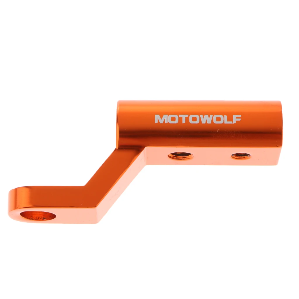 1Pc Motorcycle Rearview Mirror Riser Expansion Bracket Adapter Holder Mount