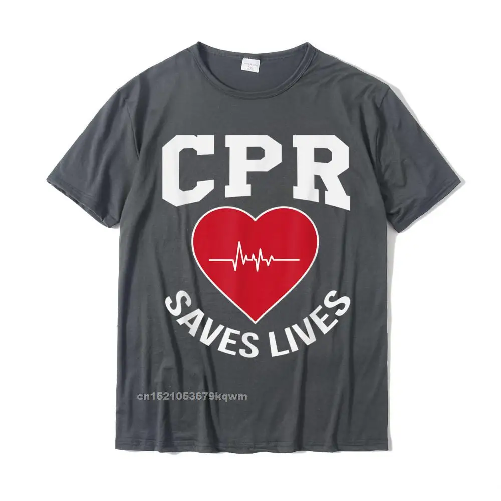Cool Coupons Short Sleeve Summer Top T-shirts 100% Cotton O Neck Man Tops Shirts Summer Tee Shirts Summer Fall CPR Saves Lives design EMS Gift Paramedic EMT Nurse T-Shirt__3193 carbon