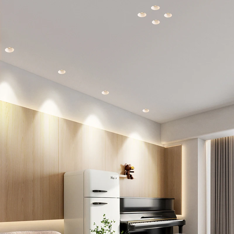  BRGT LED Frameless Spotlight Easy To Installed  Recessed Ceiling Lamp No Border Home-style For Living Room Gallery Lighting 2