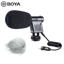BOYA BY-VM01 профессиональный микрофон для записи видео трансляции направленный конденсаторный микрофон для Nikon Canon sony DSLR DV видеокамеры
