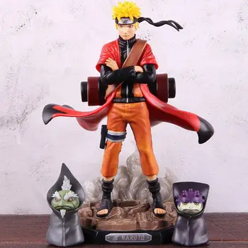 

20cm Anime Naruto Shippuden Uzumaki Naruto Pvc Ls Gk Hermit Mode Action Figure Toad Collectible Model Toys Dolls