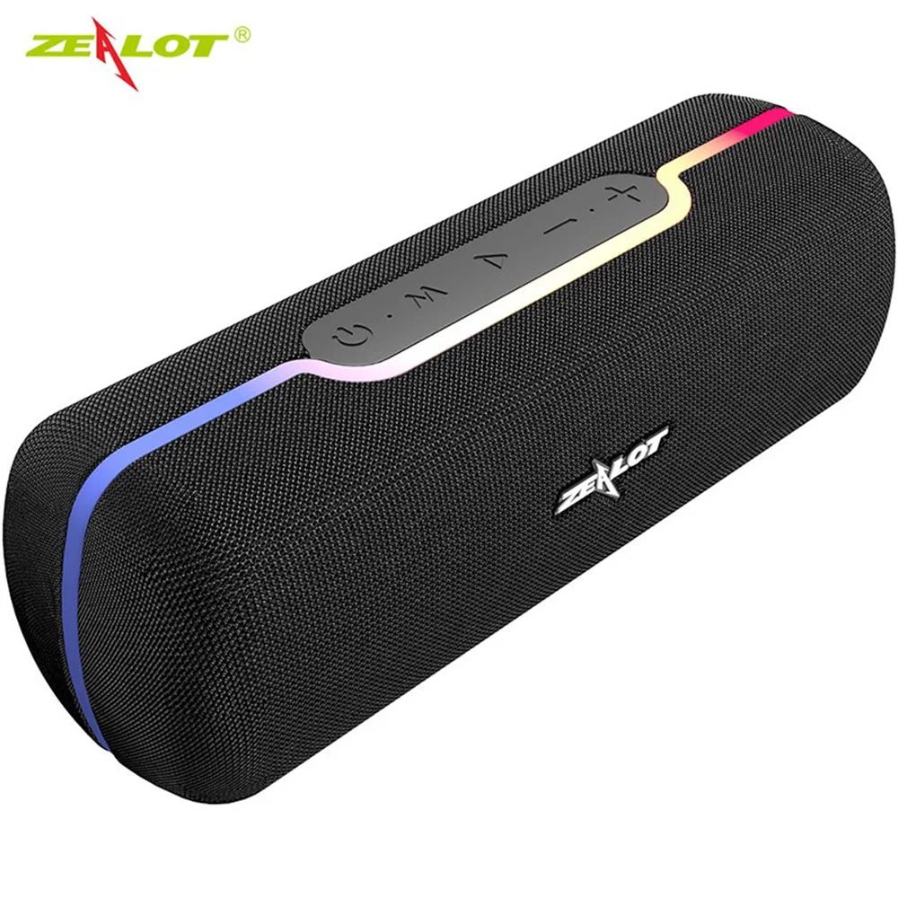 Bluetooth-Колонка ZEALOT S55 портативная с сенсорным управлением и встроенным микрофоном