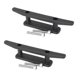 2 Pieces 163mm Durable Nylon Kayak Canoe Boat Marine Mooring Anchor Deck Cleat with Screws