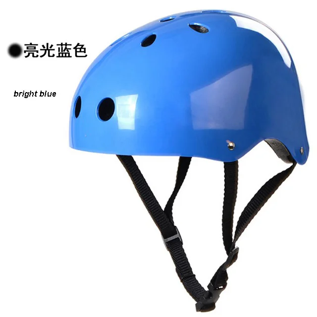 bright blue Профессиональный детский уличный танцевальный скейтборд открытый скалолазание защитный шлем велосипедный шлем для катания на лыжах шлем для серфинга Велоспорт - Цвет: bright blue