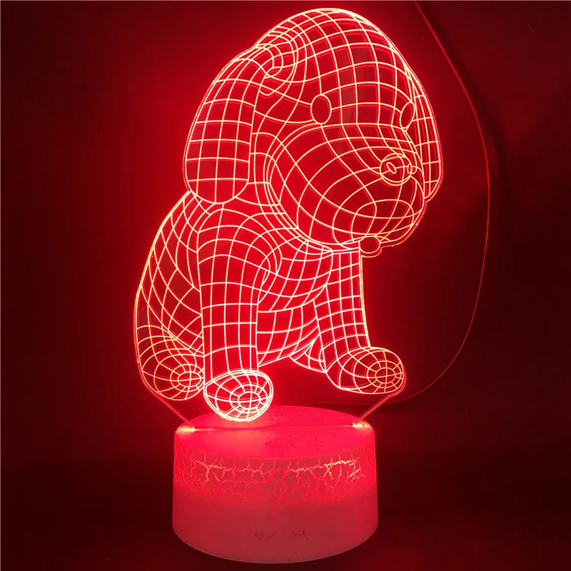 Bluetooth колонка милый детский Рождественский подарок USB маленький мишка тедди RGB 3D