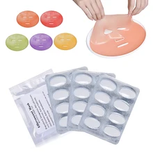 Tabletas de colágeno efervescente para mascarillas faciales, máquina automática para hacer mascarillas, antienvejecimiento, arrugas e hidratación, DIY, 32 Uds.