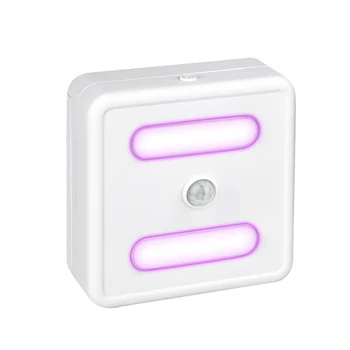 

Ultraviolet Night Light with Motion Sensor Battery UV Lamp Germicidal Disinfection Sterilizing Light Kills Bacteria