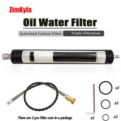 PCP Scuba Inflator Compressor High Pressure Air Filter Oil and Water Separator Hand Pump 40MPA 300BAR