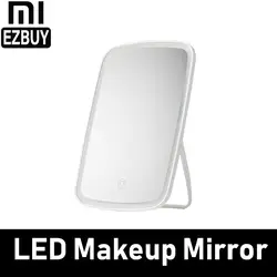 Оригинальное умное портативное зеркало для макияжа xiaomi Mijia, настольная светодиодная Портативная Складная Лампа, зеркальное зеркало