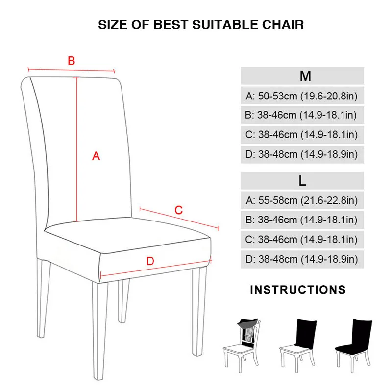Крышка стула съемные эластичные чехлы на кресла для столовой чехлы для сидений для банкета свадьбы ресторана отеля