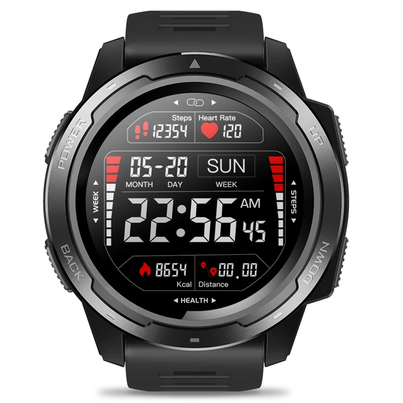 ABKT-Zeblaze Ip67 водонепроницаемые умные часы с цветным дисплеем и большим экраном, многофункциональные спортивные режимы, фитнес-трекер, умные часы для мужчин