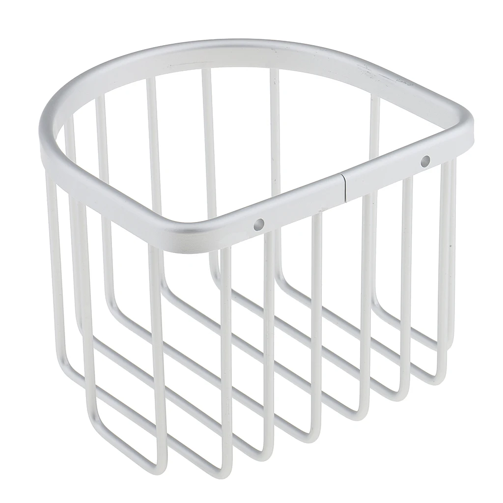 Wall Mount Toilet Roll Paper Basket Bathroom Tissue Storage Holder Organizer for Home Kitchen Storage Case Hotel Cafe Use