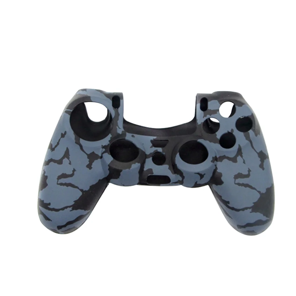 NO.4 Замена для PS4 беспроводной контроллер Чехол камуфляж печати мягкий силиконовый гель кожи защитный резиновый чехол - Цвет: NO.4
