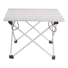 

Portable light weight Aluminium alloy Outdoor folding table For camping beach bayards BBQ Party size 40x 34,5 x29cm