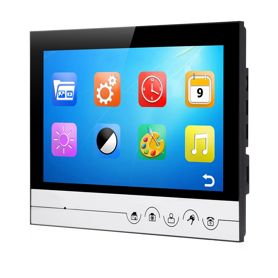 Intelligent video doorbell 7/9 inch color HD video intercom doorbell support photo video doorbell kit