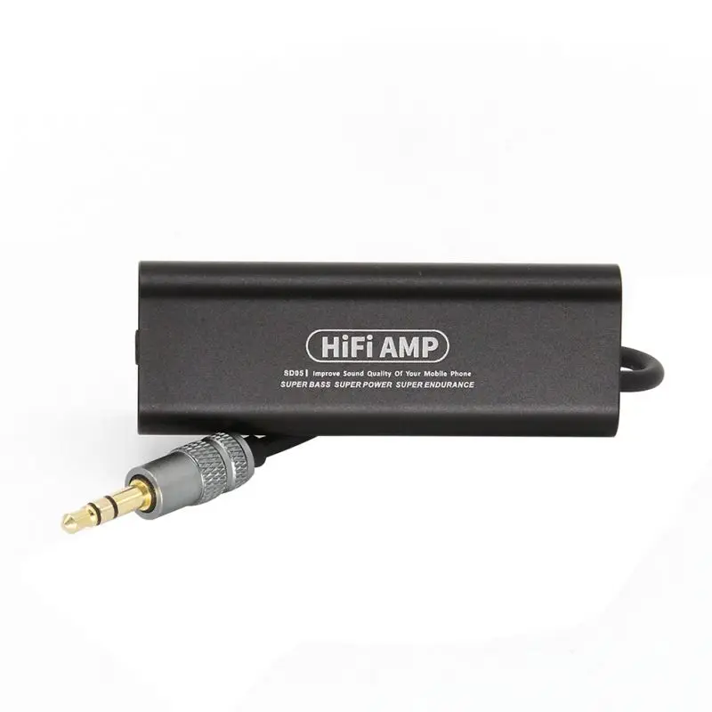 Portable Small Audio HiFi Amplifier Rechargeable Stereo Headphone Earphone Power Amplifier Useful Earphone Power Amplifier