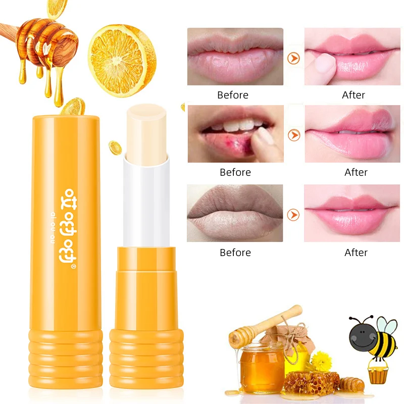 1PC moisturizing lip balm natural color anti-drying anti-cracking long lasting colorless Honey Lip Balm RB005 | Красота и здоровье