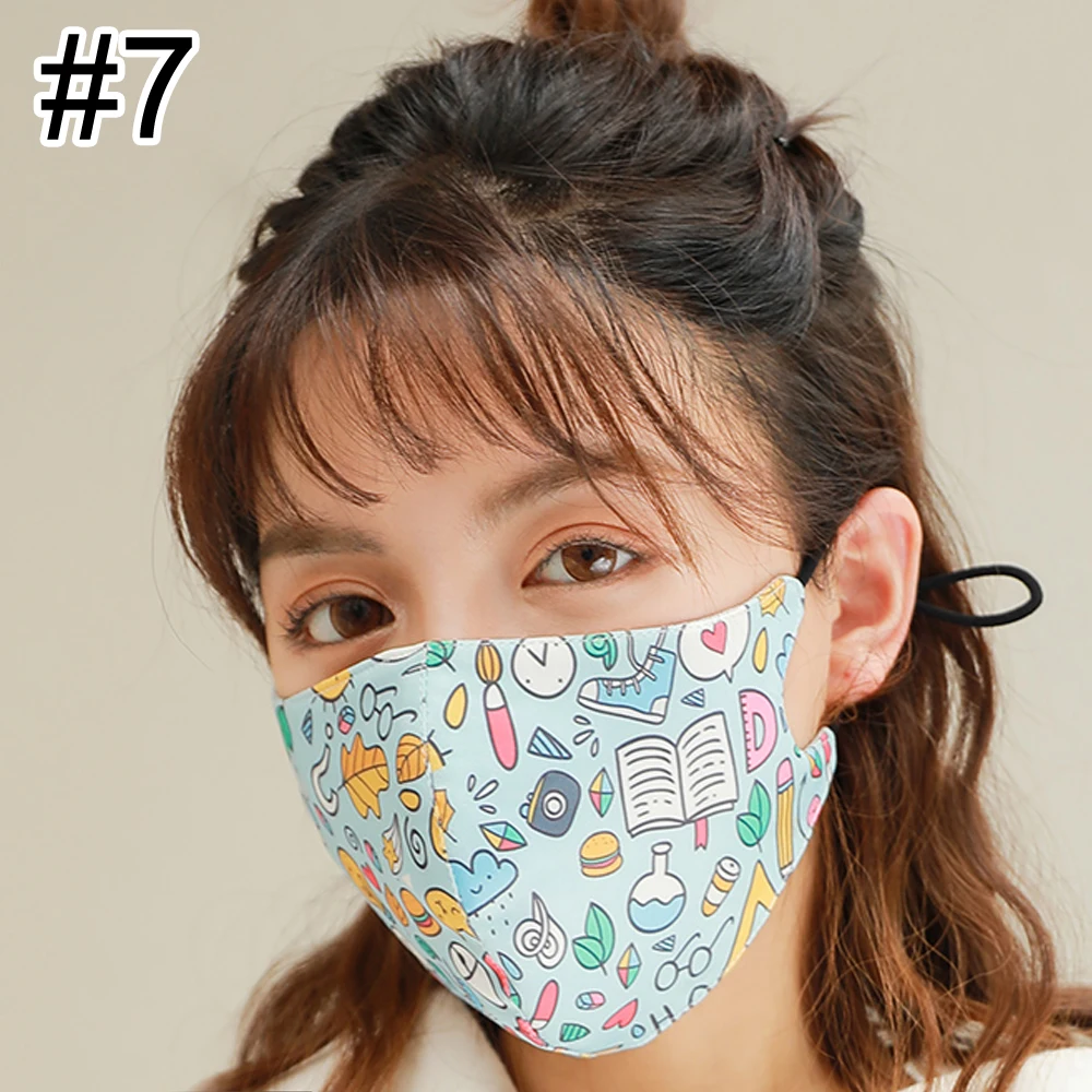 L. Mirror 1 шт. многоразовая Ветрозащитная маска для рта, хлопковая противопылевая маска для защиты носа, маска для лица и рта, модные воздушные маски против загрязнения, Новинка - Цвет: 7