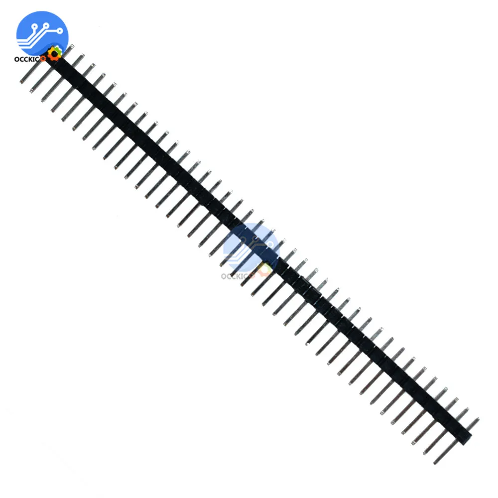 5 шт. 40Pin 2 54 мм Однорядный штырьковый удлинитель 40Pin|strip| |