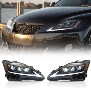

1 Pair RHD LED Headlights Fit for 2005-2012 IS200 / IS250 saloon / 2006-2010 IS220D saloon / 2008-2012 IS-F (amber)