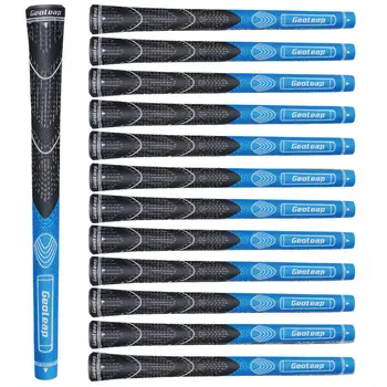 

Geoleap Golf Grips Set of 13-Multi Compound Golf Club Grips,Thumb Pattern,Standard Size,8 Colors Optional, Free Shipping
