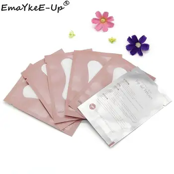 

100pair Gold Hydrogel Eye Patch Eyelash Pads Collagen Eye Pads Lash Paper Patch Eye Tips Sticker Wraps