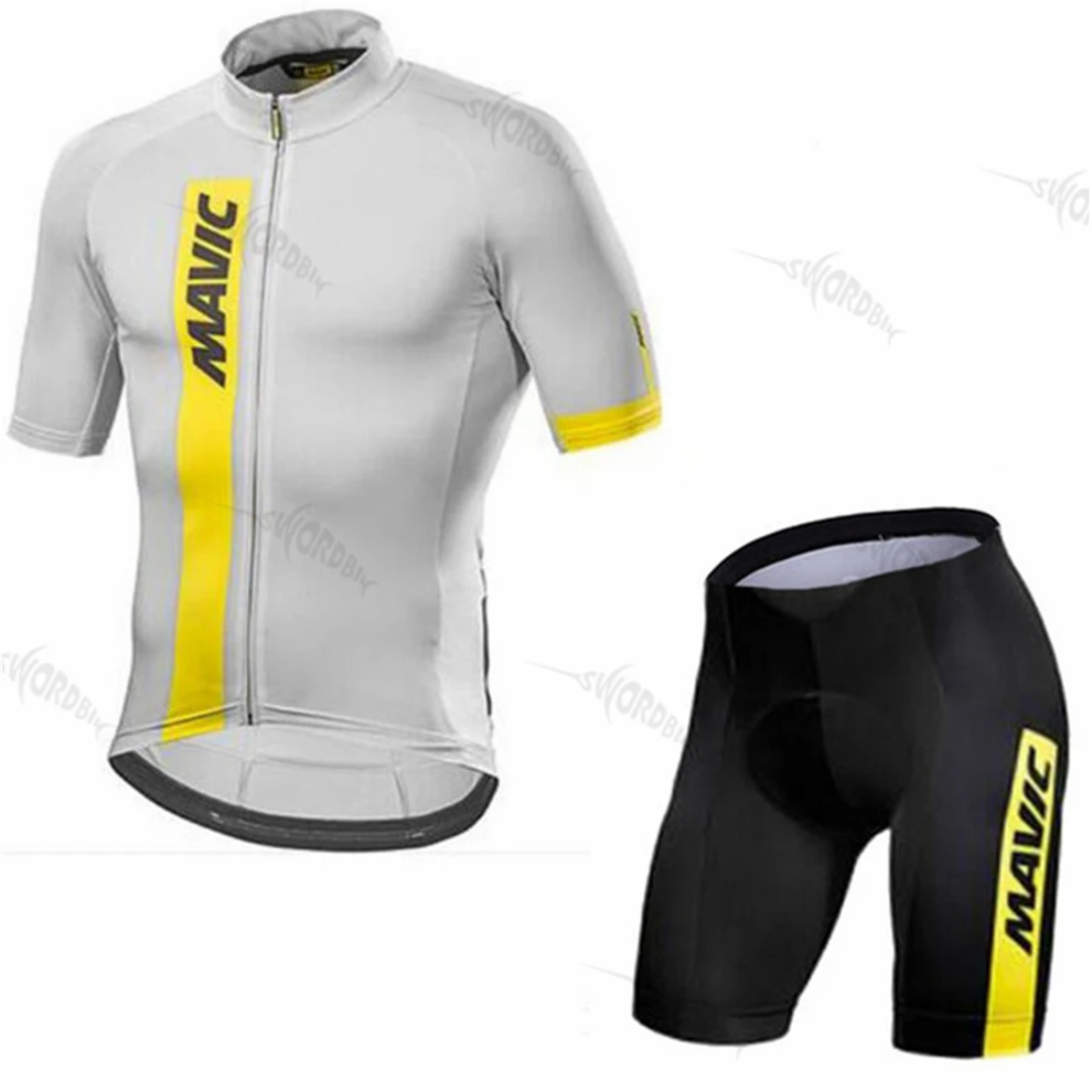 Normal Cycling Set Джерси для велоспорта Pro Team MAVICING одежда для велоспорта велосипедная форма нагрудник шорты для мужчин Триатлон трикотажный комплект для велоспорта Ropa Ciclismo - Цвет: Normal Cycling Set