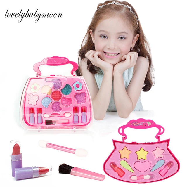 Novo meninas maquiagem jogar brinquedos crianças compõem kit