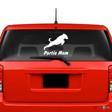 Португальский водный Собака Мама стикер для лобового стекла винил авто окно v2 portie pwd наклейки на компьютер