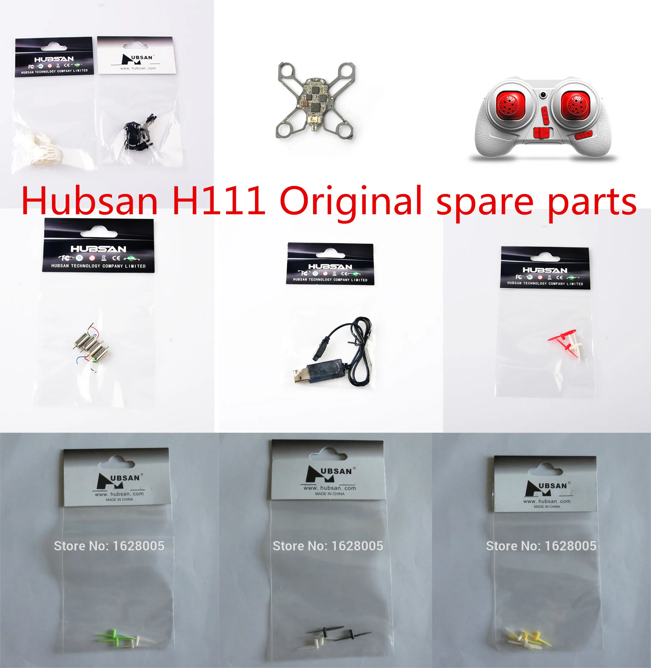 Hubsan H111 mini Q4 RC Дрон запасные части оригинальный корпус двигателя зарядное