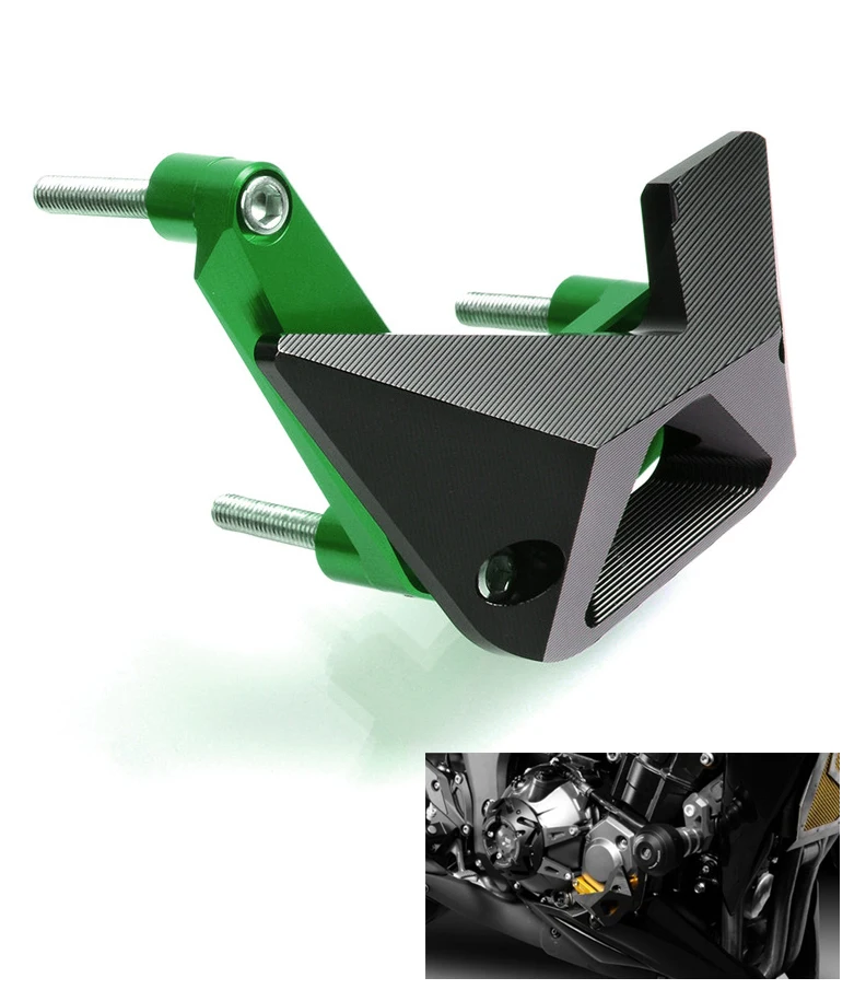 Для Kawasaki Z1000 2010 2011 2012 2013 2014 2015 2016 правая боковая защита двигателя слайдера рамы |