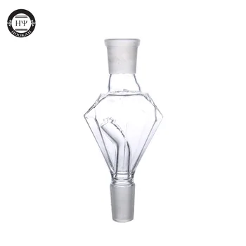 

Diamond Shape Glass Molasses Catcher Shisha Accessories Narguile Part For AMY Kaya Metal Hookah Smoking Tobacco Collector